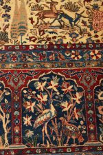 Antique Persian Kashan Garden Of Paradise - Canvas