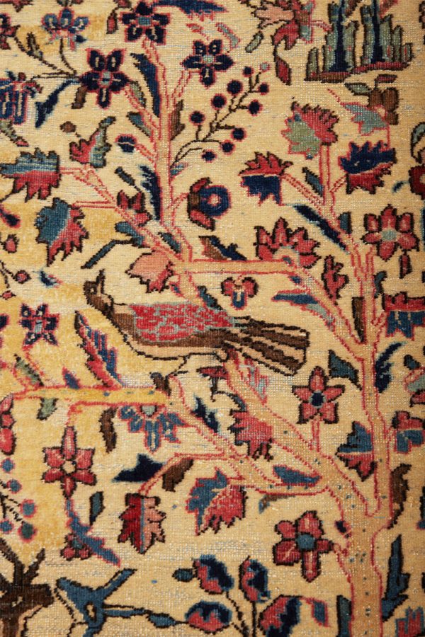 Antique Persian Kashan Garden Of Paradise - Canvas