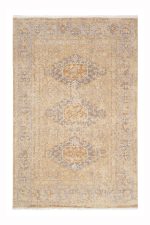 Erased Distressed Oushak - Moonlit