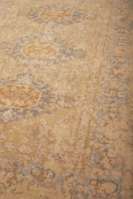 Erased Distressed Oushak - Moonlit