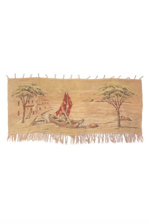 European Tapestry - Sailboat