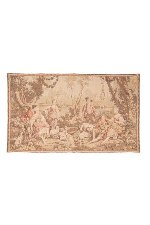 French Aubusson Tapestry - Lovers