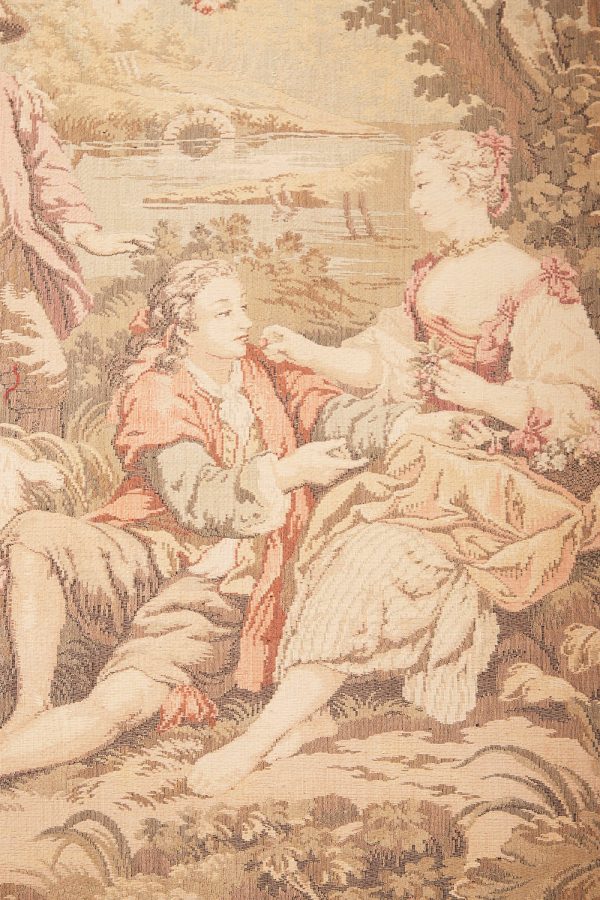 French Aubusson Tapestry - Lovers