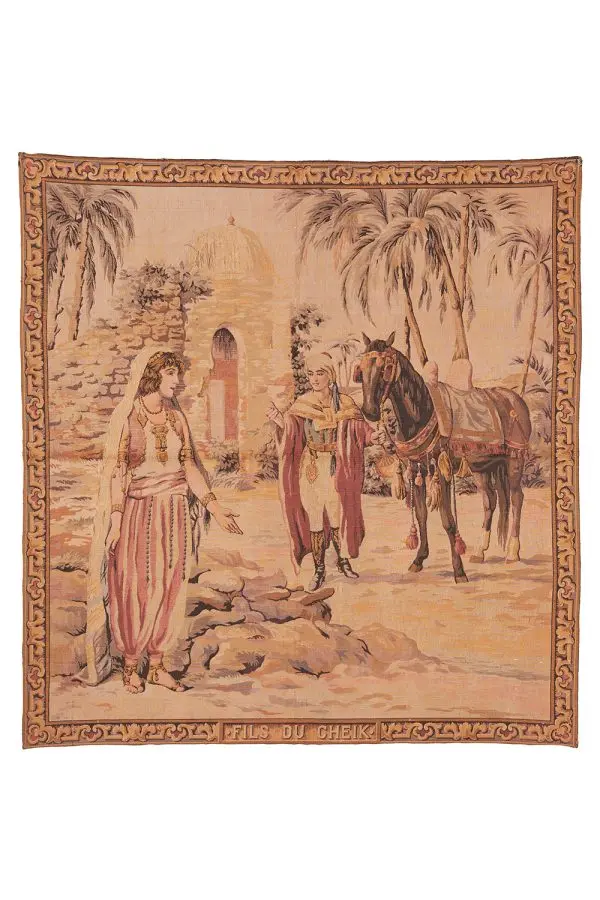 French Aubusson Tapestry - Arabian