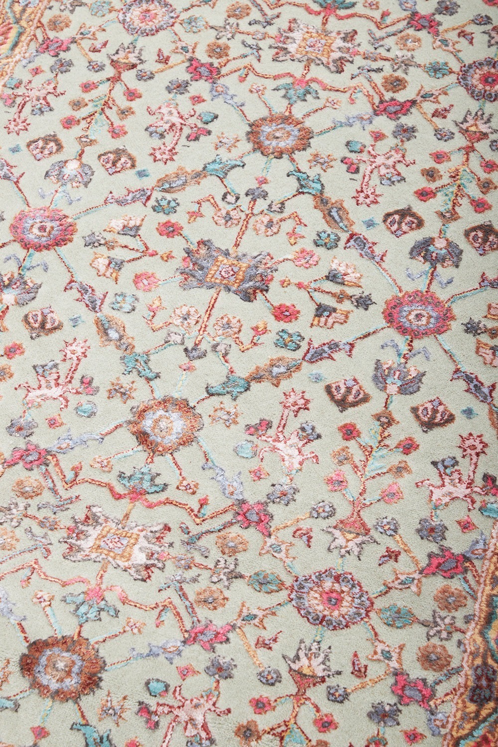 Safavid Collection – Floral Lattice Azure