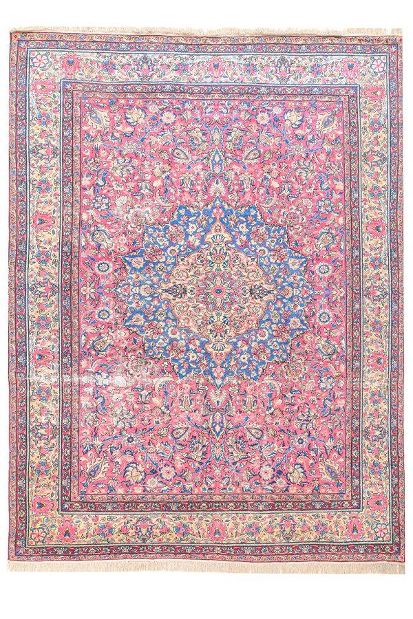 Antique Laver Kerman - Concentric Medallion
