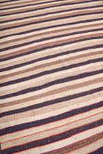 Tribal Bamiyani Kilim - Brown Stipes