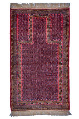 Tribal Balouch Prayer Rug - Rare Gem