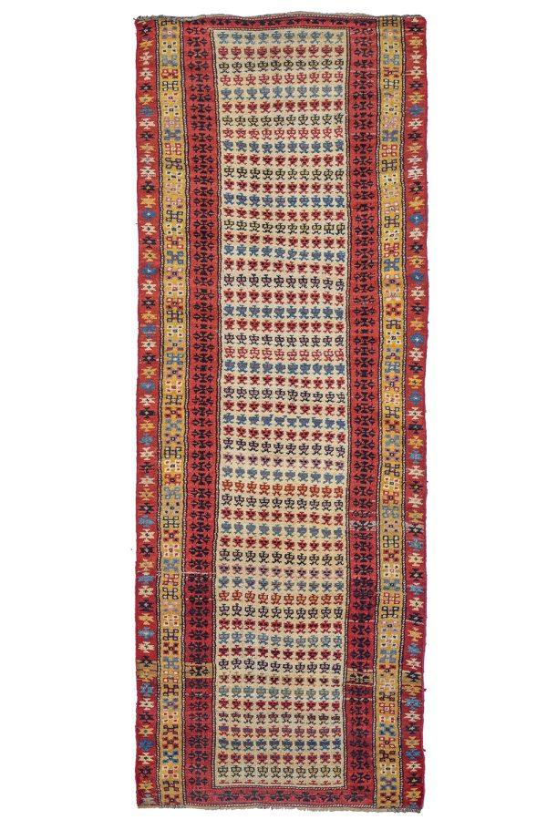 Antique Azerbaijan Runner - Fertility