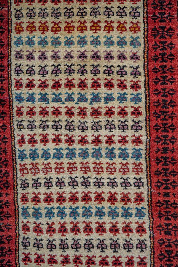 Antique Azerbaijan Runner - Fertility