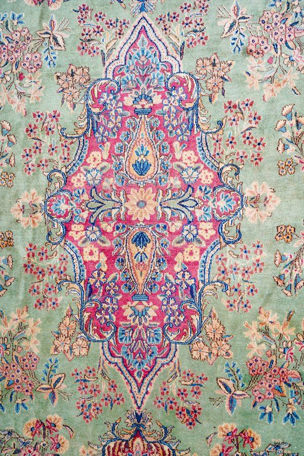 Laver Kerman Aubusson - Mint Green
