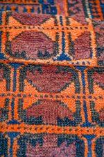 Tribal Balouch Prayer Rug - Blocks