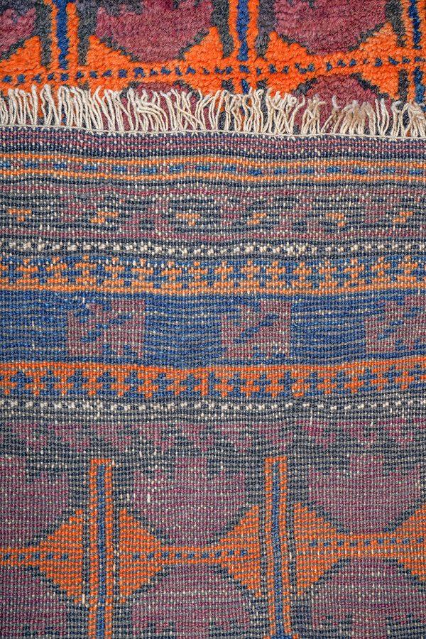 Tribal Balouch Prayer Rug - Blocks