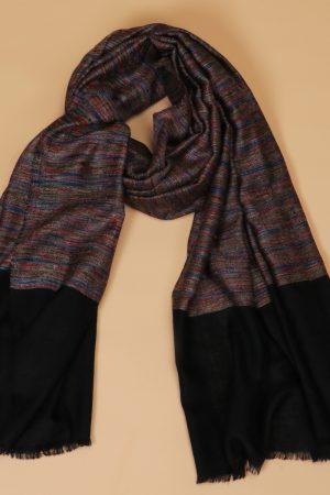Light Weight Shahmina Shawl - Black